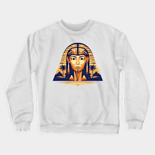 Ancient Egypt Stylized Elegance: Captivating Ancient Egypt in Modern Grandeur Crewneck Sweatshirt